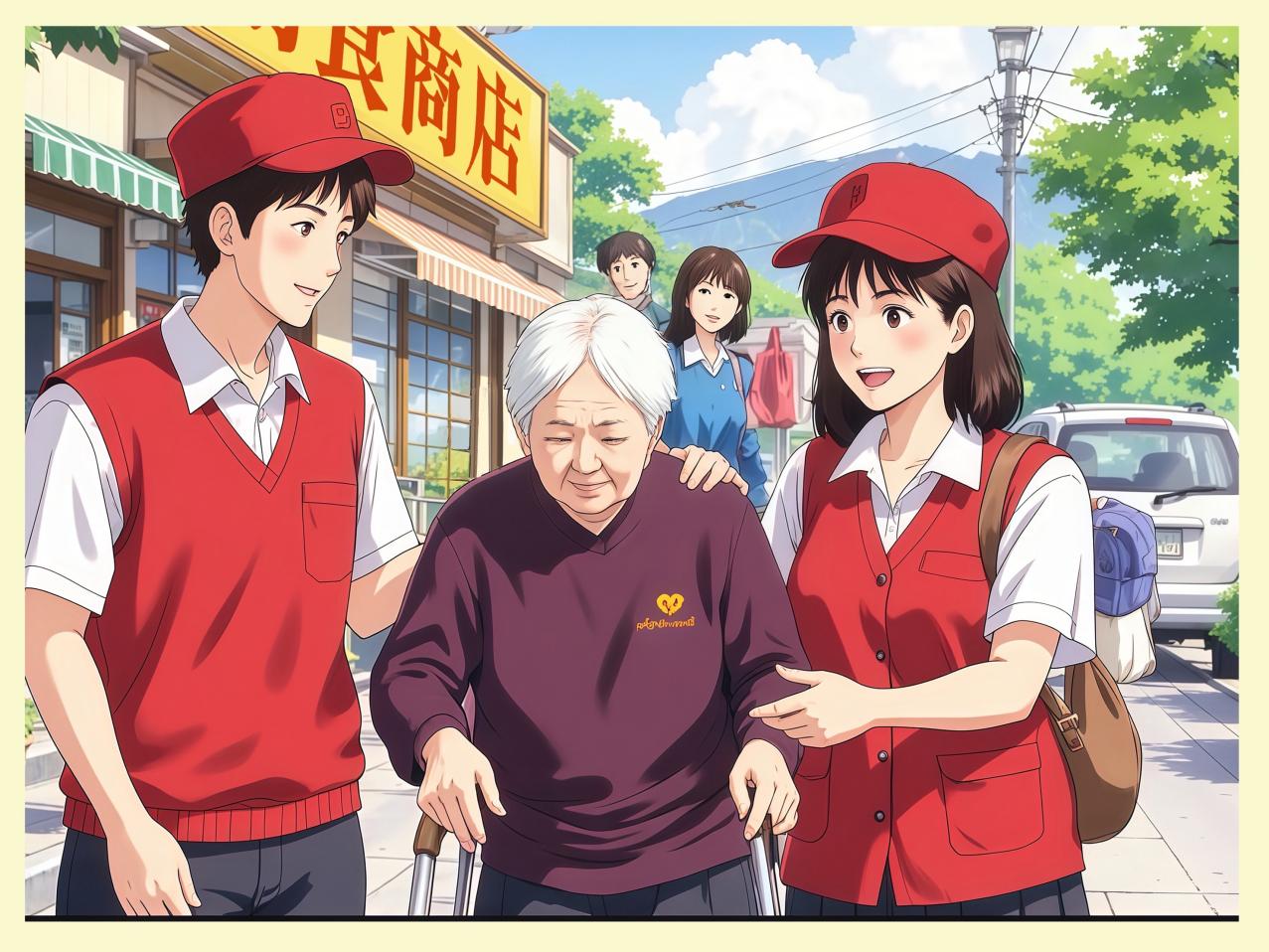 助学金发放场景